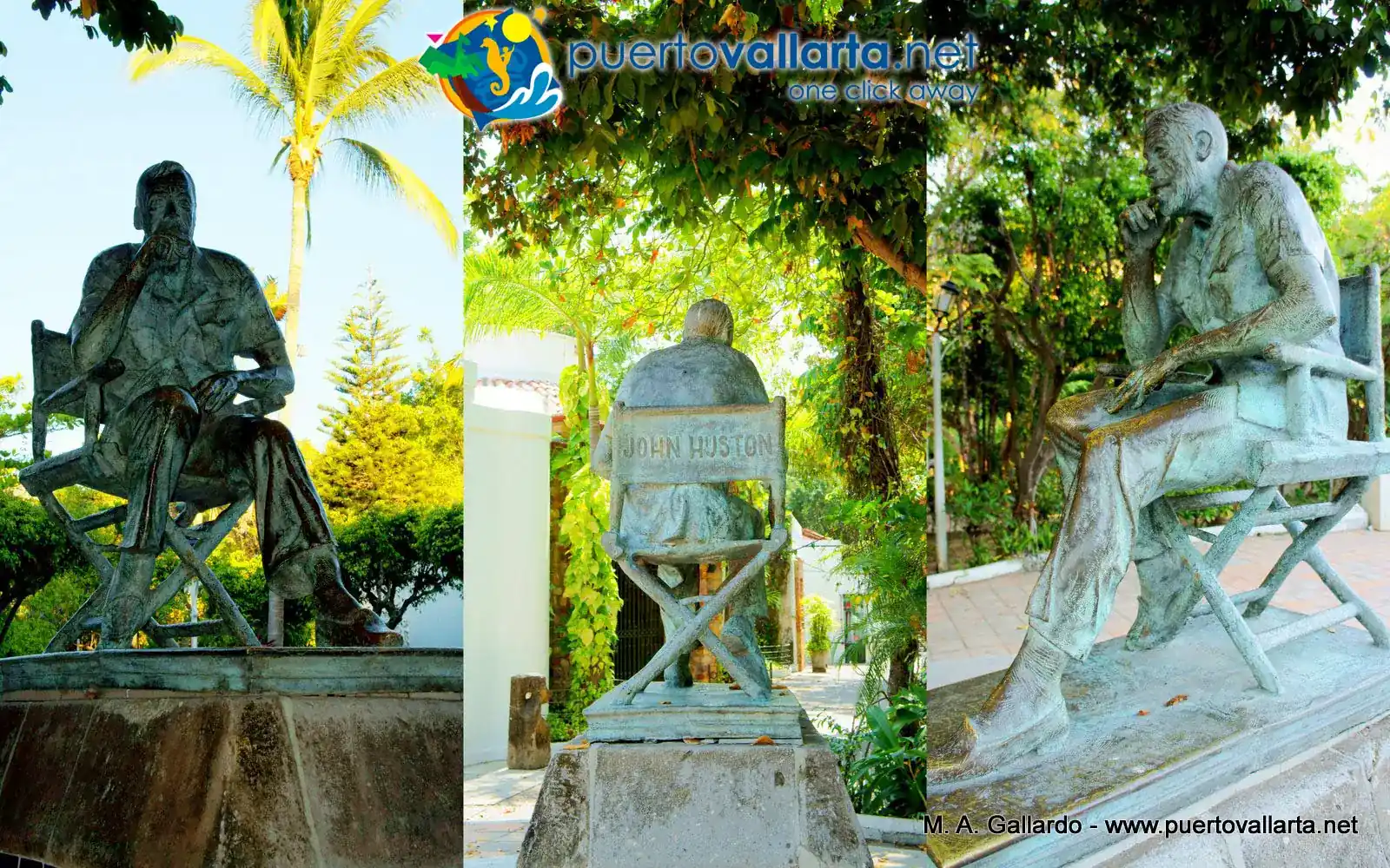 John Huston Statue
