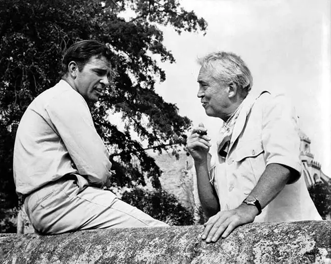John Huston Richard Burton in Puerto Vallarta